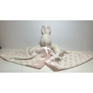 Bunnies By the Bay‎ Carrots Lovey Pink Security Blanket Plush Blossom Polka Dot